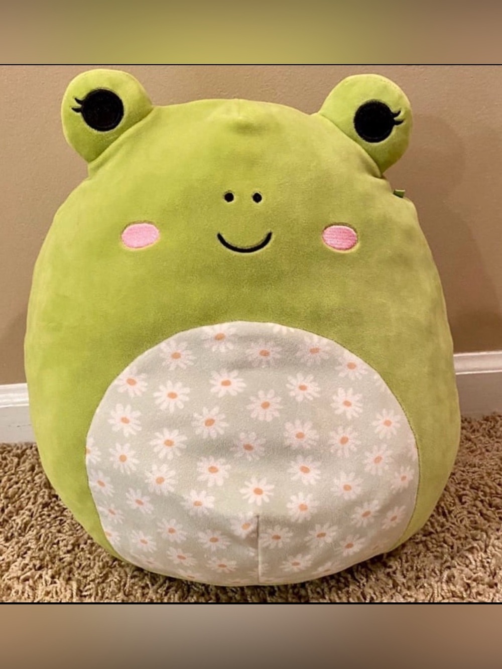 Squishmallows 13” Wendy the Frog with Floral Belly